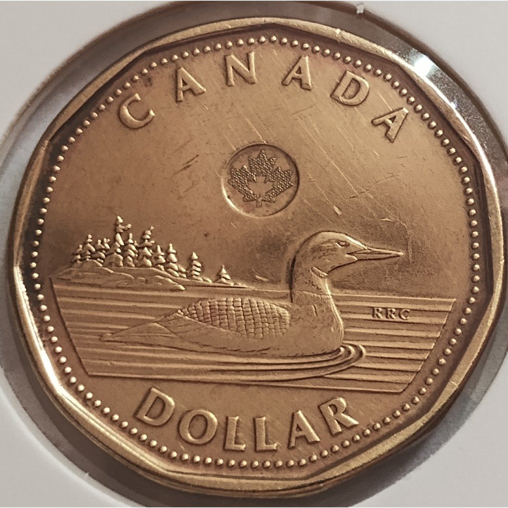 moeda one dollar 2012 canadá mbc