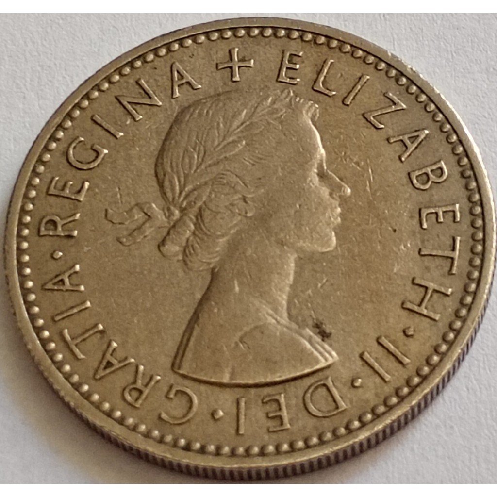 moeda one shilling 1955 reino unido mbc