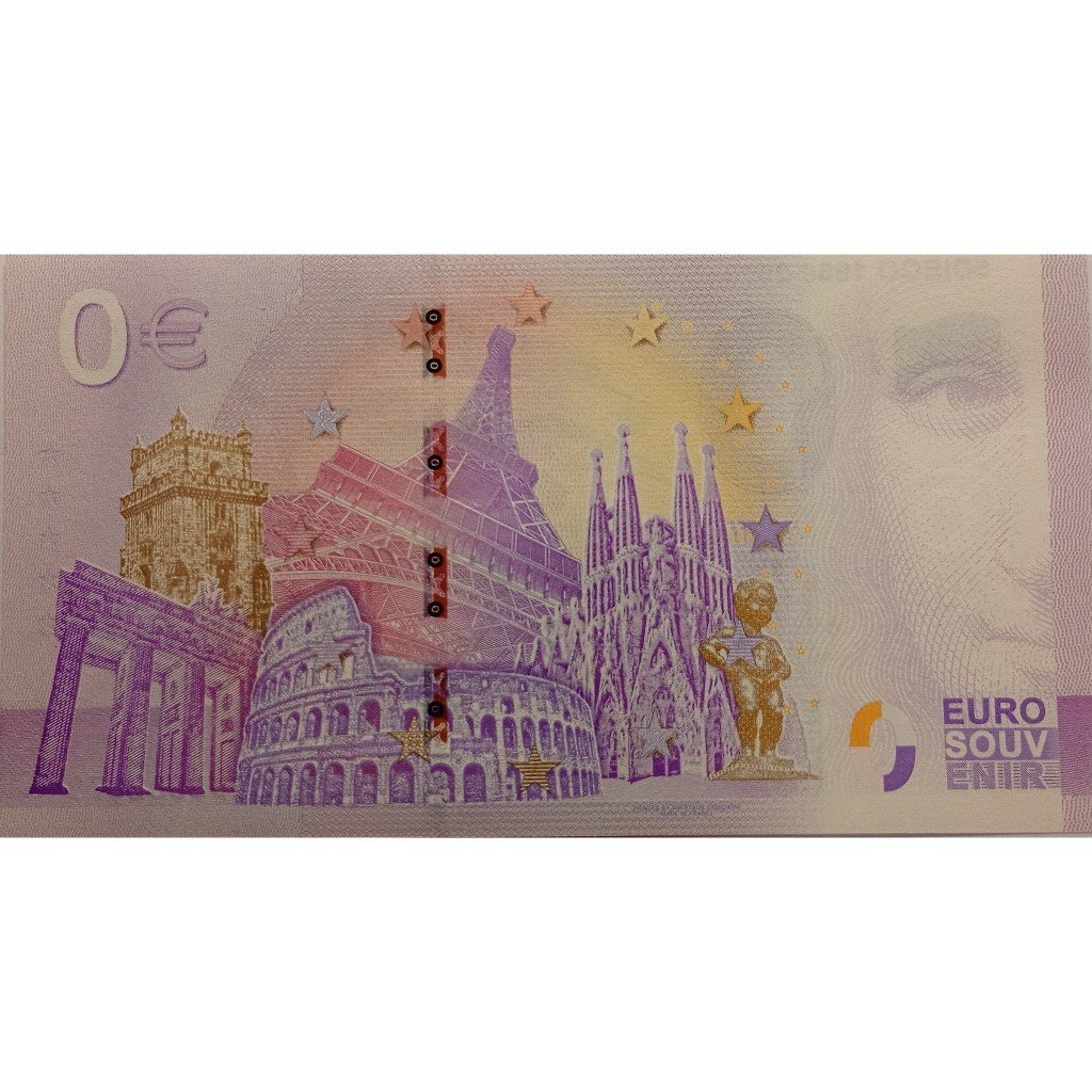 cédula euro souvenir original maradona flor de estampa