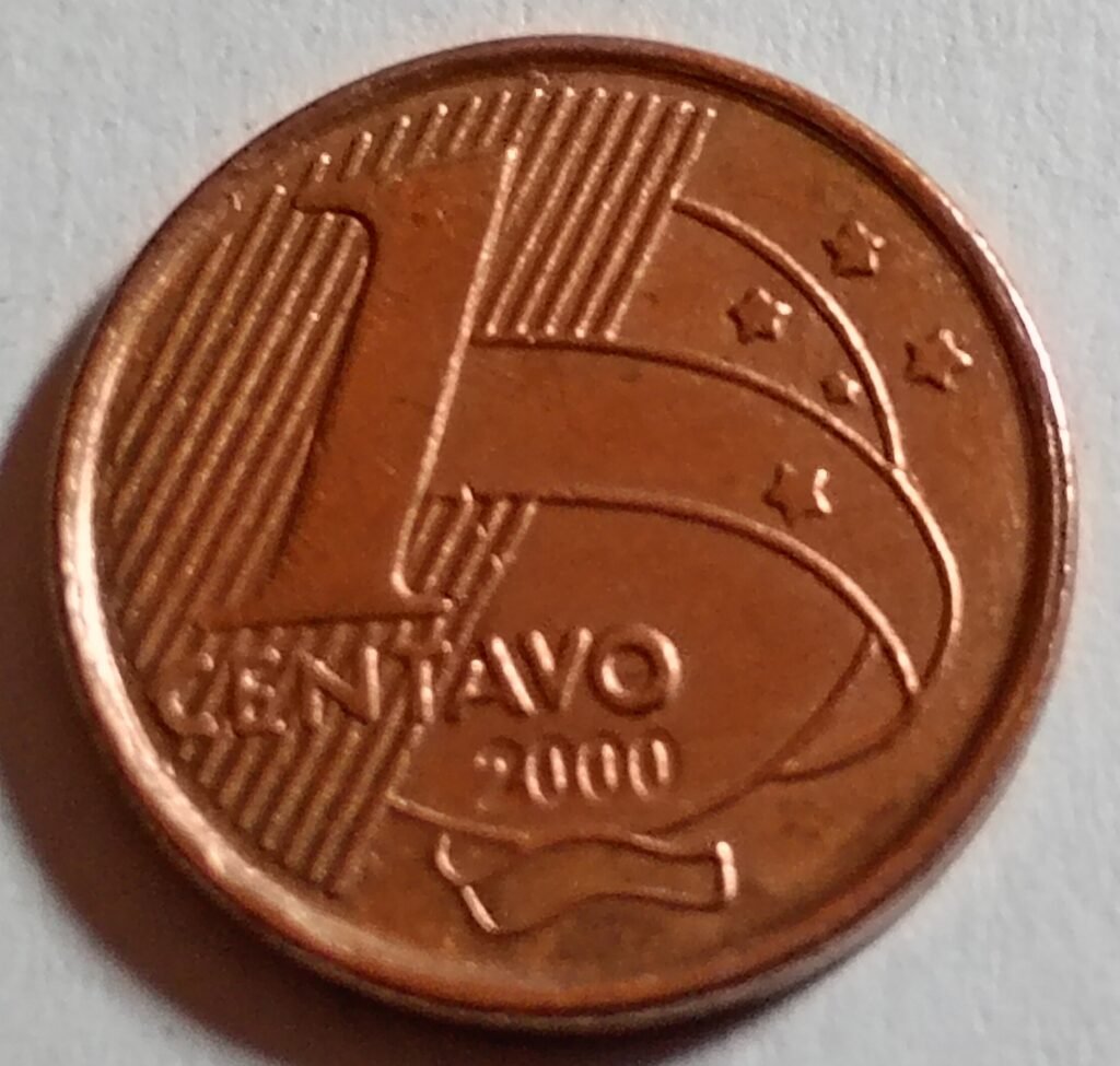 moeda 1 centavo 2000 brasil mbc